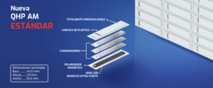 tiras magnéticas para libros